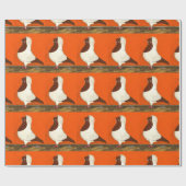 Red Nun Pigeon Cadeaupapier (Vlak)