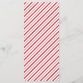 Red Nutcracker Candy Canes Family Kerstparty Menu (Achterkant)