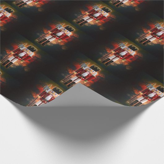 Red Nutkraker Cadeaupapier (Hoek)