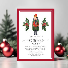 Red Nutkraker kerstfeest Kaart