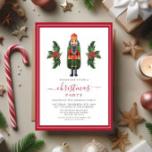 Red Nutkraker kerstfeest Kaart