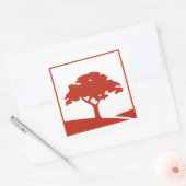 Red Oak 3x3 Sticker (Envelop)