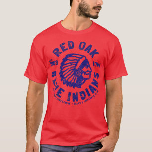 Red Oak Blue Indianen T-shirt