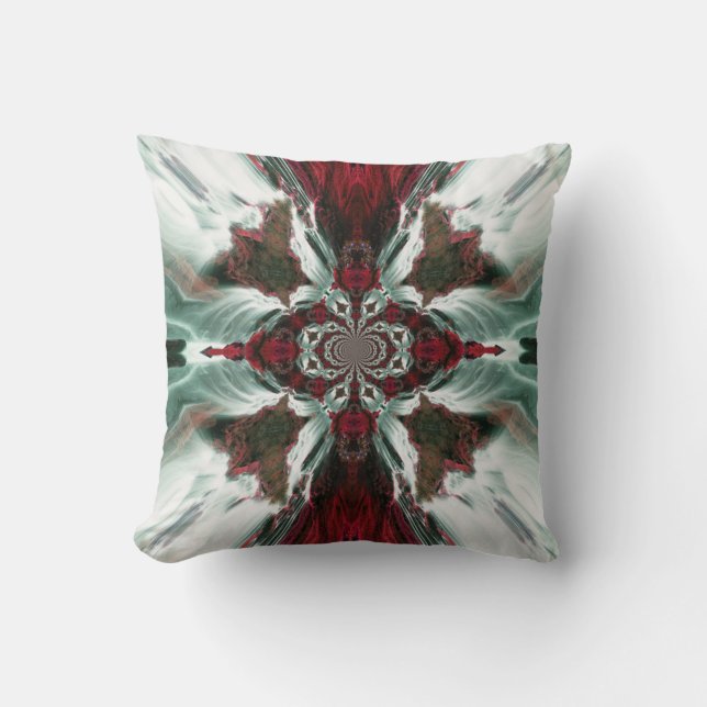 Red Ocean Cascade Pillow Kussen (Voorkant)