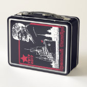 RED OCTOBER Metal Lunch Box (Achterkant)