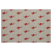 Red Octopus Beer Lover Stof (Fat Quarter)