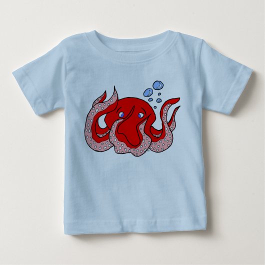 Red Octopus T-Shirt (Voorkant)