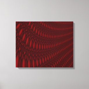 Red Octopus Tentacles Canvas Afdrukken