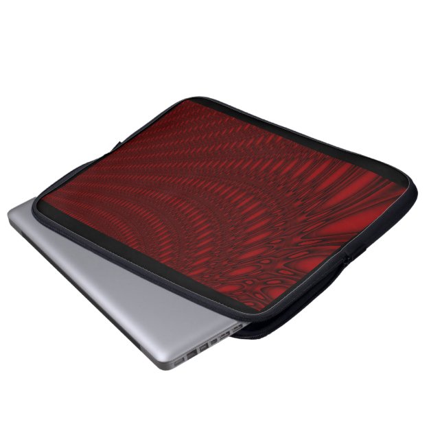 Red Octopus Tentacles-laptoptas Laptop Sleeve (Voorkant onderkant)