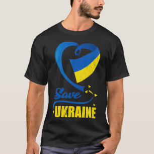 Red Oekraïne Ik sta voor Oekraïne en steun Oekraïn T-shirt
