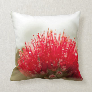 Red Ohia Lehua Pillow Kussen