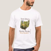 Red Ohio's State Parks Tshirt (Voorkant)