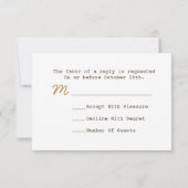 Red Oil Lantern Camping Fall Wedding R.S.V.P. RSVP Kaartje (Achterkant)