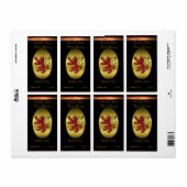 Red Old World Lion Home Made Bierlabels Etiket (Full Sheet)