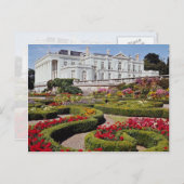 Red Oldway mansion, Paignton, Devon, England flowe Briefkaart (Voorkant / Achterkant)