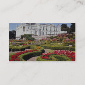 Red Oldway mansion, Paignton, Devon, England flowe Visitekaartje (Achterkant)