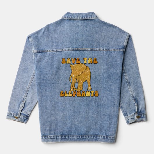 RED OLIFANTEN DENIM JACKET (Achterkant)