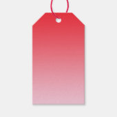 Red Ombre Cadeaulabel (Voorkant)