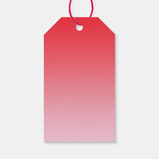 Red Ombre Cadeaulabel (Achterkant)