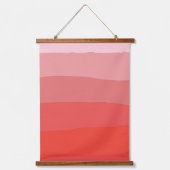 Red Ombre Hangend Wandkleed (Voorkant)