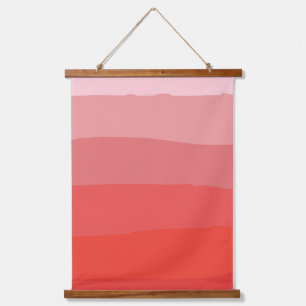 Red Ombre Hangend Wandkleed