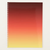 Red Ombre Planner (Voorkant)