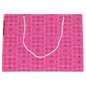 Red on Pink Groot Cadeauzakje (Voorkant)