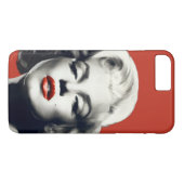 Red on Red Lips Marilyn Case-Mate iPhone Case (Achterkant (Horizontaal))