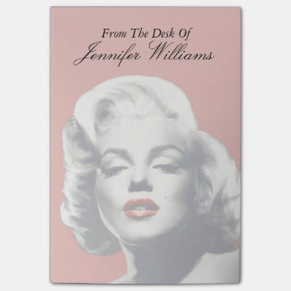 Red on Red Lips Marilyn Post-it® Notes