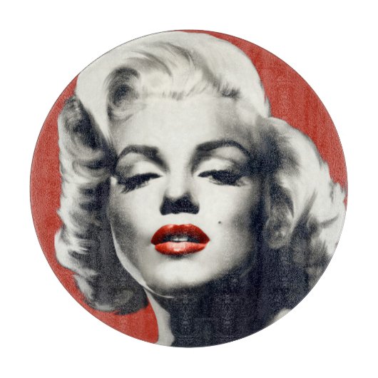 Red on Red Lips Marilyn Snijplank (Voorkant)