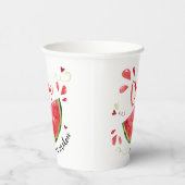 Red One in een Melon First Birthday Party Papieren Bekers (Rechts)