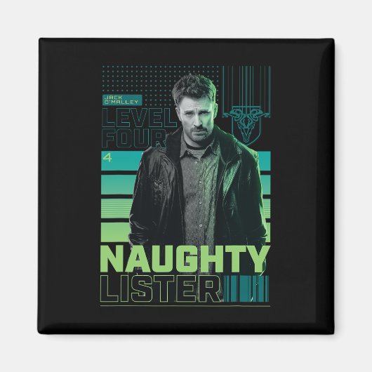 Red One - Naughty Lister Magneet (Voorkant)