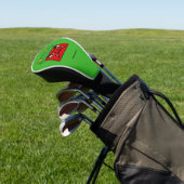 Red Oni Golfheadcover (Insitu)