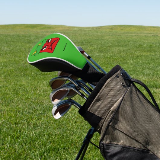 Red Oni Golfheadcover (Insitu)
