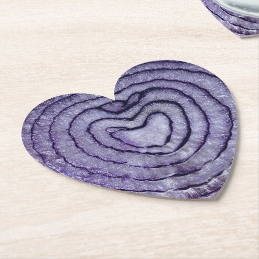 Red Onion Kartonnen Onderzetters (Gekanteld)