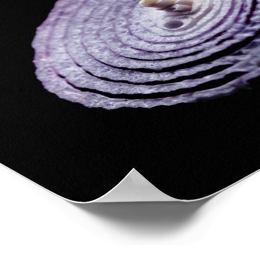 Red Onion Portret Poster (Hoek)