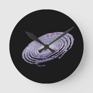 Red Onion Portret Ronde Klok