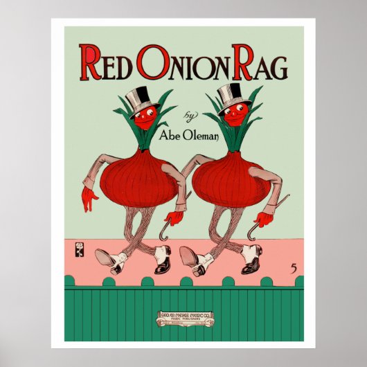 Red Onion Rag Poster (Voorkant)