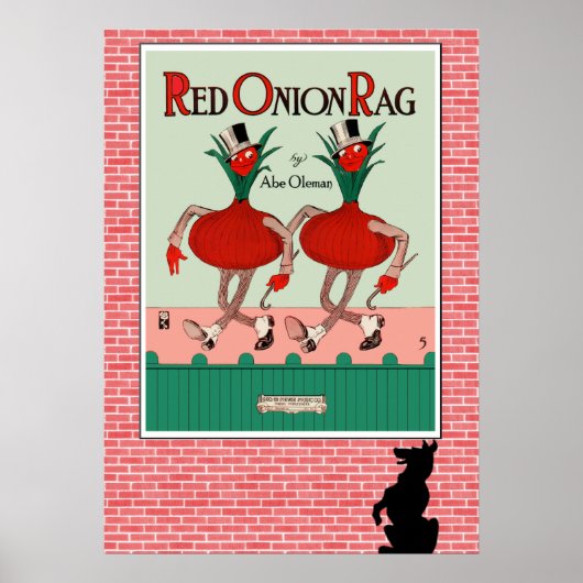 Red Onion Rag Print (Voorkant)