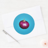 Red Onion Ronde Sticker (Envelop)