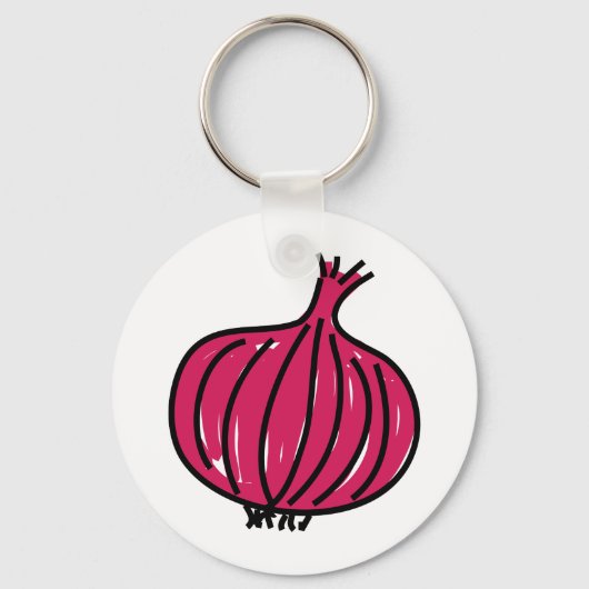 Red Onion Sleutelhanger (Voorkant)