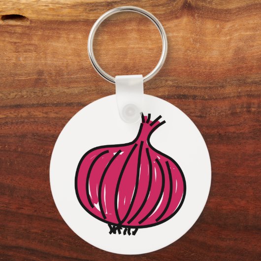 Red Onion Sleutelhanger (Voorkant)