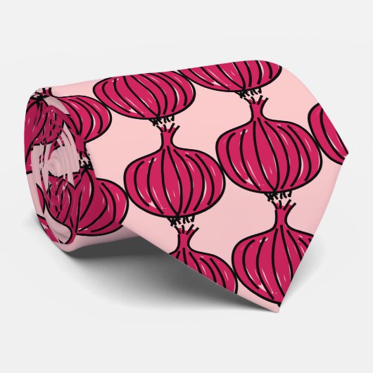 Red Onion Stropdas (Opgerold)