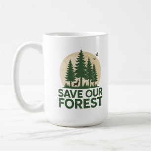 Red ons bos – milieuvriendelijke Natuur Koffiemok