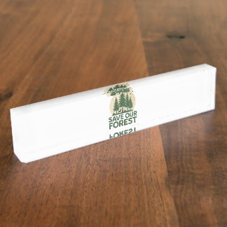 Red ons bos – milieuvriendelijke Natuur Naambordje