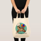 "Red ons" Zee Turtle Tote Bag (Voorkant (product))