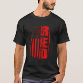 Red Onthoud dat iedereen militaire dienst heeft in T-shirt (Voorkant)