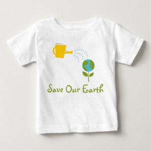 Red onze Aarde-Baby-T - shirts
