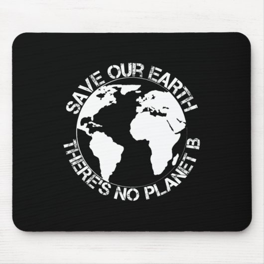 Red onze aarde - Er is geen planeet B - Gift Earth Muismat (Voorkant)
