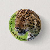 Red onze Aur-luipaarden Ronde Button 3,2 Cm (Voorkant)